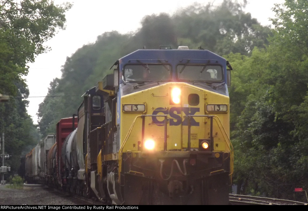 Rain or shine the trains still run